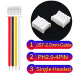 JST PH2.0 4Pin Single-Headed Cable