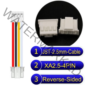 JST 2.5mm XA 4Pin Reverse-Side-Head Cable