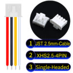 JST XHS2.5 with Belt Lock 4Pin Single-Headed Cable