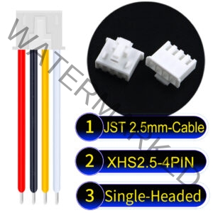 JST XHS2.5 with Belt Lock 4Pin Single-Headed Cable