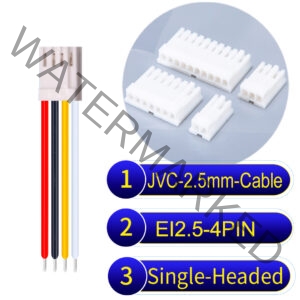 JVC 2.5mm 4-Pin Single-Headed 22AWG PVC Cable