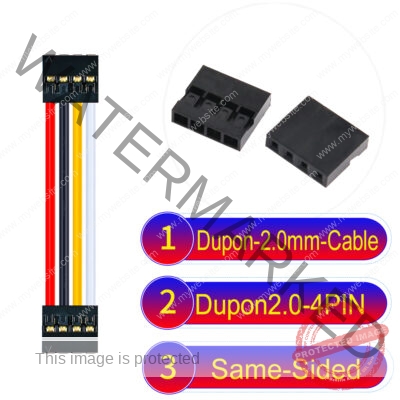 Dupont 2.0mm 4Pin Same-Side-Head Cable