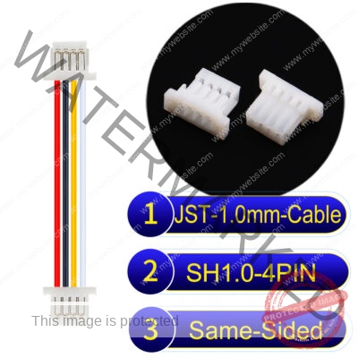 JST SH1.0 4Pin Same-Side-Head Cable