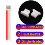 JST SH1.0 4Pin Single-Headed Cable