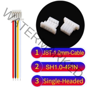 JST SH1.0 4Pin Single-Headed Cable