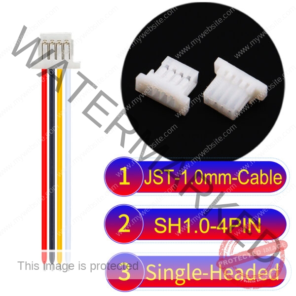 JST SH1.0 4Pin Single-Headed Cable