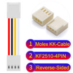 Molex KK-Cable KF2510 4-Pin Reverse-Side-Head PVC Cable