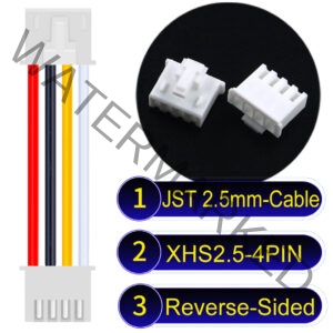 JST XHS2.5 with Belt Lock 4Pin Reverse-Side-Head Cable