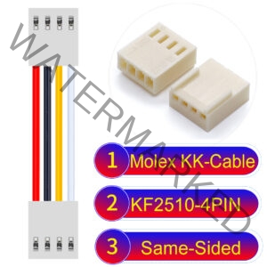 Molex KK-Cable KF2510 4-Pin Same-Side-Head PVC Cable