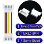 Molex MX2.0mm 5-Pin Female Same-Side-Head Cable