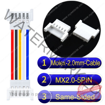 Molex MX2.0mm 5-Pin Female Same-Side-Head Cable