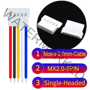 Molex MX2.0mm 5-Pin Male Single-Headed Cable