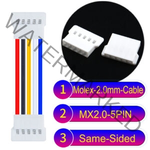 Molex MX2.0mm 5-Pin Male Same-Side-Head Cable