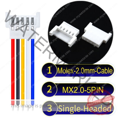 Molex MX2.0mm 5-Pin Female Single-Headed Cable