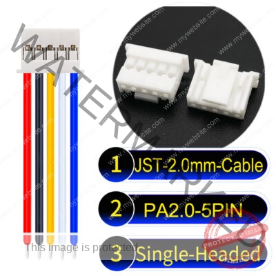 JST PA2.0 5Pin Single-Headed Cable