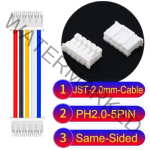 JST 2.0mm PH2.0 5Pin Same-Side-Head Cable