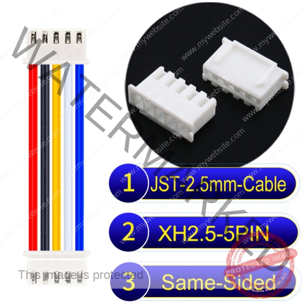 JST XH 5Pin Same-Side-Head Cable