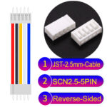 JST 2.5mm SCN2.5 5Pin Reverse-Side-Head Cable