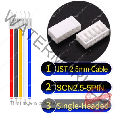 JST 2.5mm SCN2.5 5Pin Single-Headed Cable