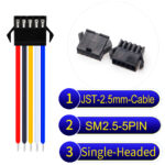 JST 2.5mm SM2.54 5Pin Single-Headed Cable