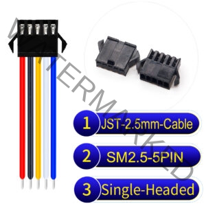 JST 2.5mm SM2.54 5Pin Single-Headed Cable