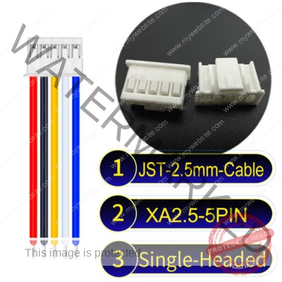 JST 2.5mm XA 5Pin Single-Headed Cable