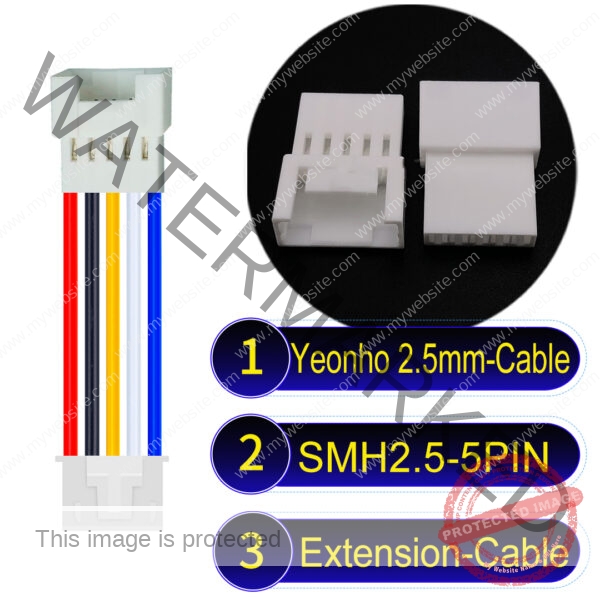 yeonho SMH250 5Pin Male Female Extension Cable