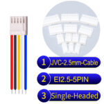 JVC 2.5mm 5-Pin Single-Headed 22AWG PVC Cable