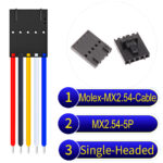 Molex 2.54mm MX2.54 5Pin Single-Headed Cable