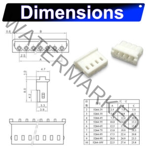 Molex MX5264 kk2.54mm housing 2P 3P 4P 5P 6P 7P 8P 9P 10P 12P