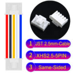 JST XHS2.5 with Belt Lock 5Pin Same-Side-Head Cable