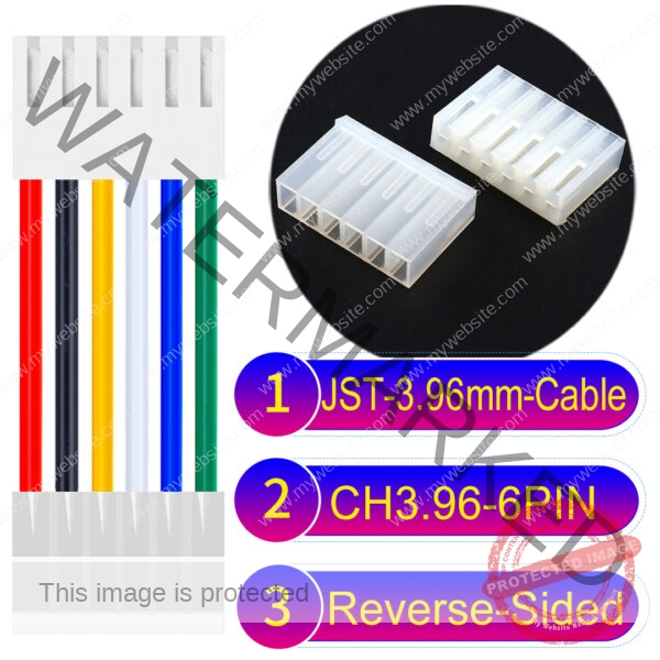 Molex KK3.96 6-Pin Reverse-Side-Head 3.96mm PVC Cable