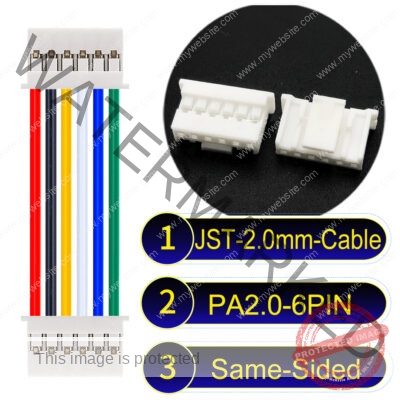 JST PA2.0 6Pin Same-Side-Head Cable