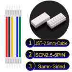 JST 2.5mm SCN2.5 6Pin Same-Side-Head Cable