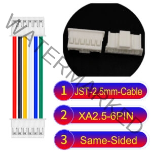 JST 2.5mm XA 6Pin Same-Side-Head Cable