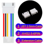 JST XHS2.5 with Belt Lock 6Pin Male Female Extension Cable