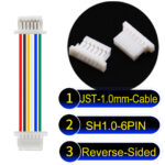 JST SH1.0 6Pin Reverse-Side-Head Cable