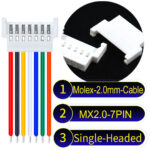 Molex MX2.0mm 7-Pin Female Single-Headed Cable