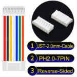 JST 2.0mm PH2.0 7Pin Reverse-Side-Head Cable