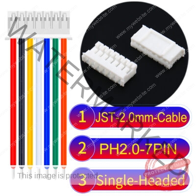 JST PH2.0 7Pin Single-Headed Cable