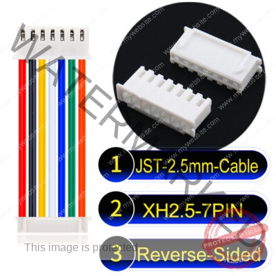 JST XH 7Pin Reverse-Side-Head Cable