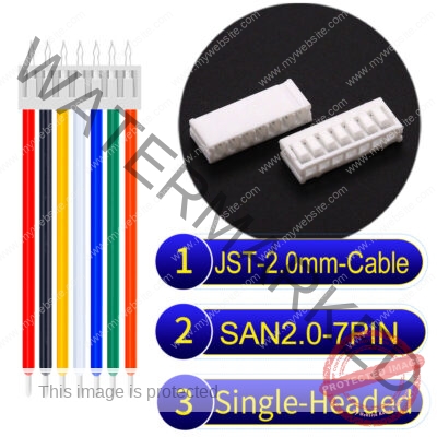 JST 2.0mm SAN2.0 7Pin Single-Headed Cable