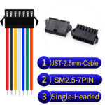 JST 2.5mm SM2.54 7Pin Single-Headed Cable