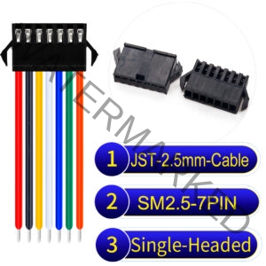 JST 2.5mm SM2.54 7Pin Single-Headed Cable