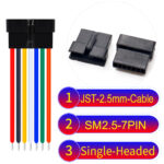 JST 2.5mm SM2.54 7Pin Female Single-Headed Cable