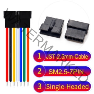 JST 2.5mm SM2.54 7Pin Female Single-Headed Cable