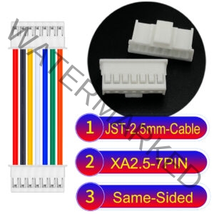 JST 2.5mm XA 7Pin Same-Side-Head Cable