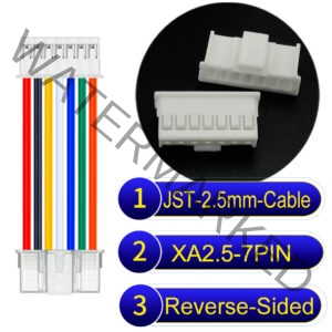 JST 2.5mm XA 7Pin Reverse-Side-Head Cable