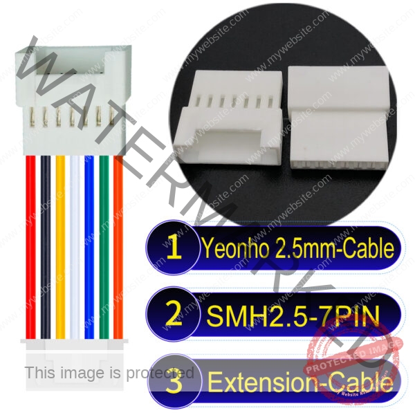 yeonho SMH250 7Pin Male Female Extension Cable