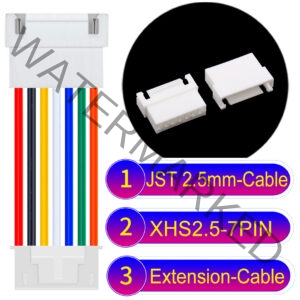 JST XHS2.5 with Belt Lock 7Pin Male Female Extension Cable